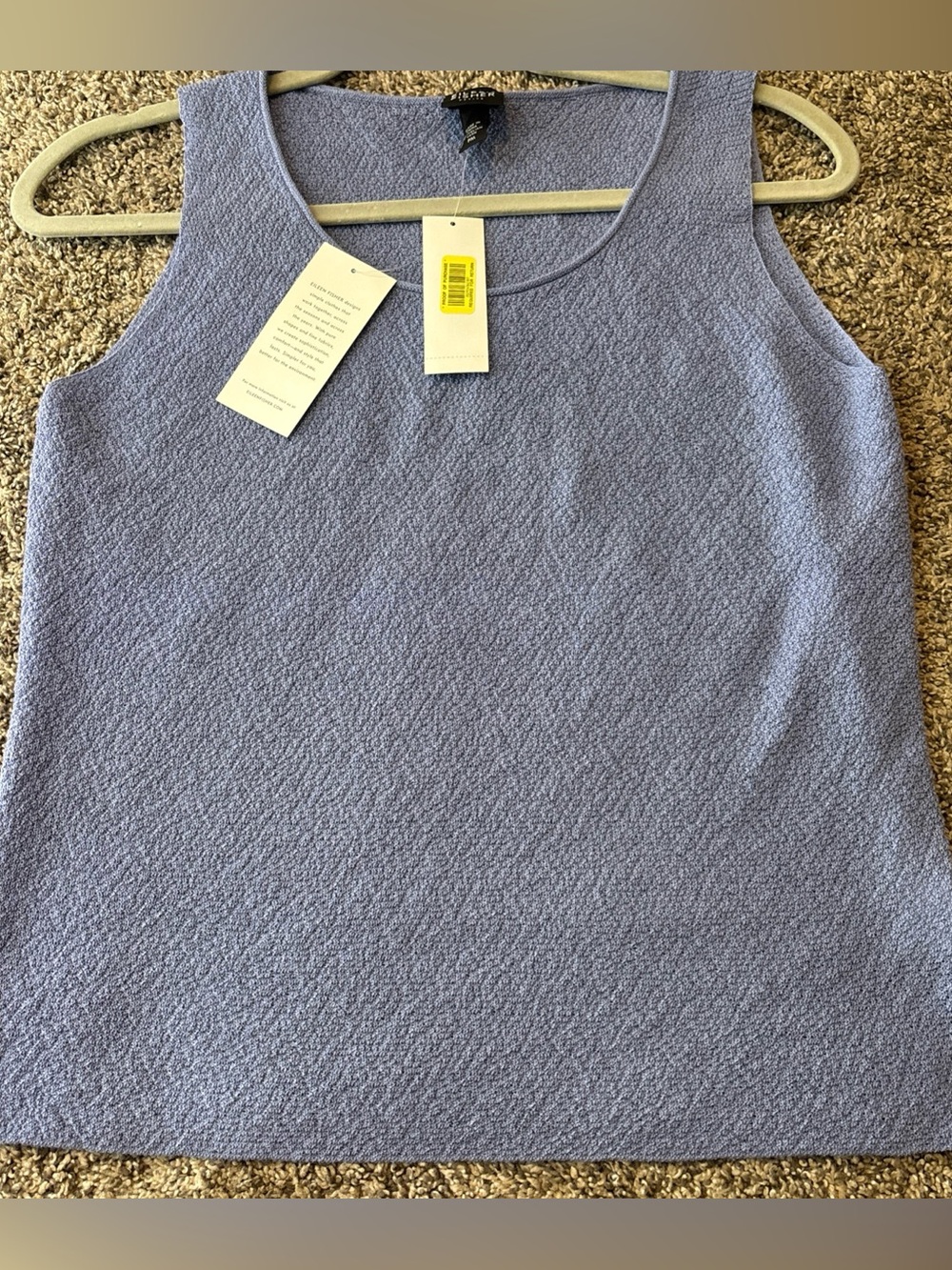 Eileen Fisher Washable Wool Sleeveless Blouse